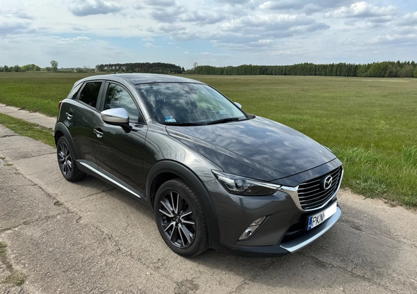 Mazda CX-3 cena 86900 przebieg: 51951, rok produkcji 2018 z Konin małe 121